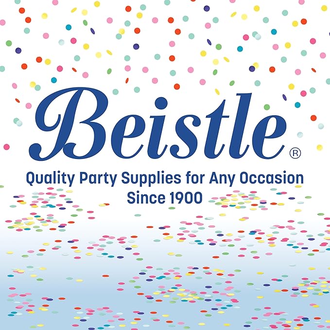 Beistle International Tablecover, 54” x 108” – Plastic Table Cloth, Rectangular Tablecloth, Italian Decorations, Mexican Tablecloth, Cinco De Mayo Decorations, Red/White/Green