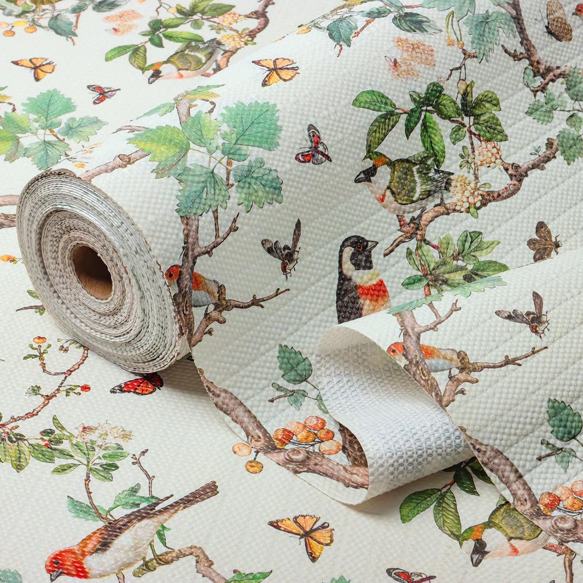 Shelf Liner for Kitchen Cabinets Non Adhesive Drawer Liner,Cabinet Liner for Shelves,Non Slip Kitchen Drawer Liners for Dresser,Waterproof Shelf Paper for Refrigerator,Cupboard,15.7In x 10FT