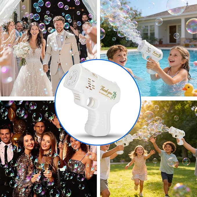 Wedding Bubbles Machine Party Set