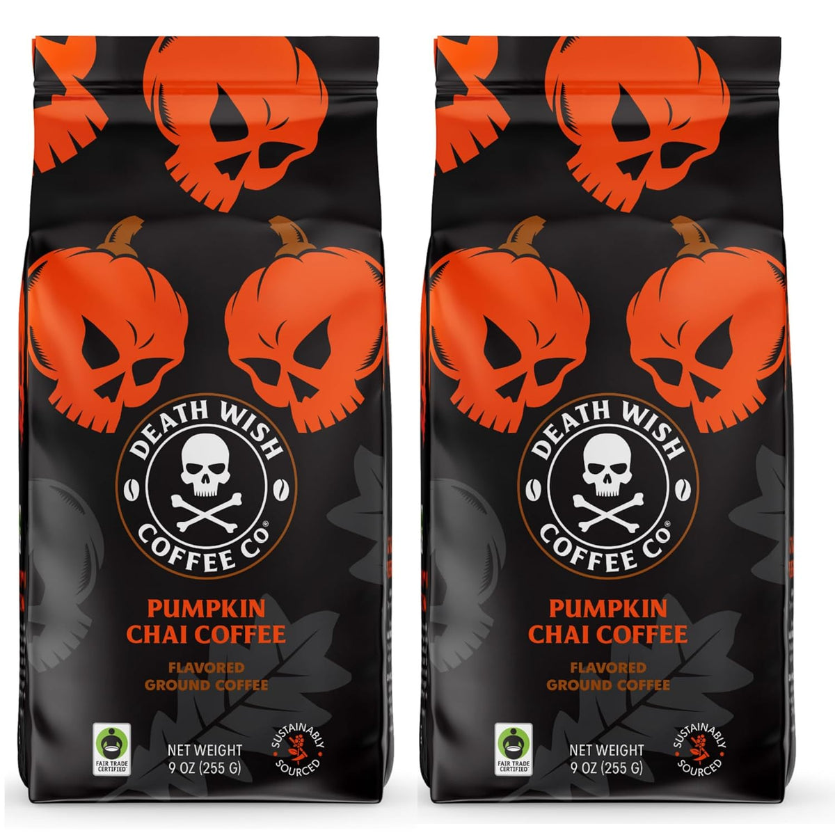 Death Wish Coffee - Ground Pumpkin Coffee (18 Ounce)