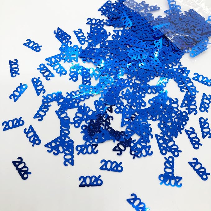 Confetti Year 2026 Blue Royal - Half Pound (8 oz) #7341 Q08