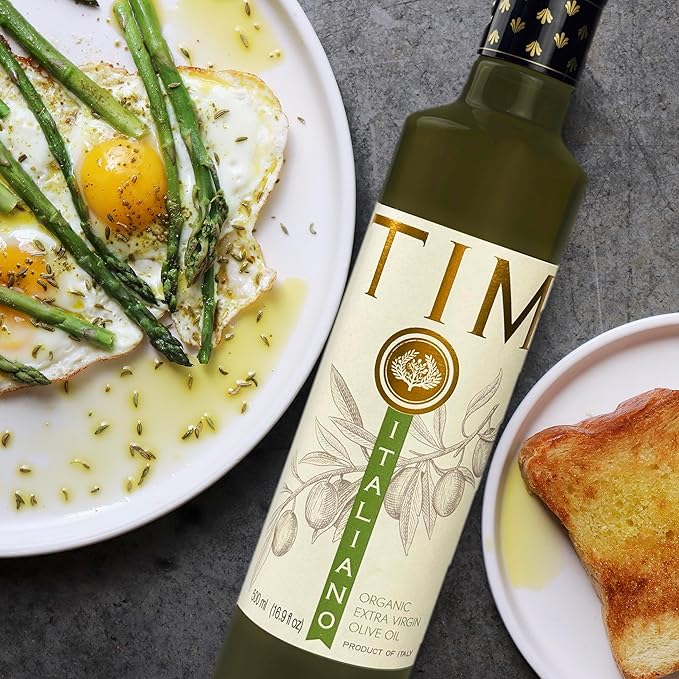 Entimio Italiano Organic Italian Extra Virgin Olive Oil from Italy, 500+ mg/kg High in Polyphenols, 2025 Gold Winner, Tuscany evoo, Cold Extracted