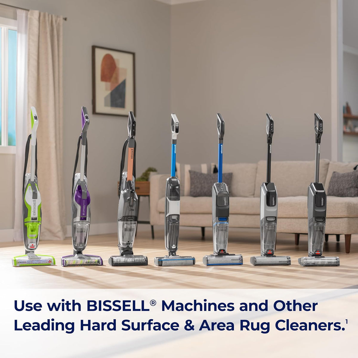 Bissell Multi-Surface Pet with Citrus, 3444G, 80oz, Safe on Sealed Hard Floors and Area Rugs, Removes tough pet messes and elimantes odors, Lemon Eucalyptus Essential Oils