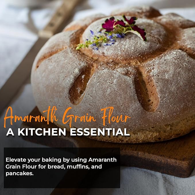 NY Spice Shop Amaranth Grain Flour - Rajgira Atta - Perfect for Baked & Non-Baked Goods - Nutrient Rich Superfood - Good Source of Complete Protein