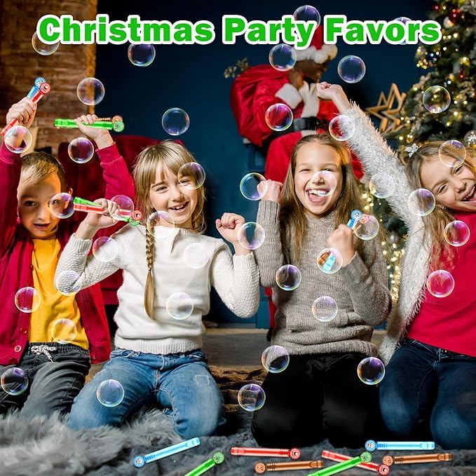 Easter Mini Bubbles Wand Party Favors Supplies for Kids 32-64 Pack,Winter School Classroom Gifts Toys Prizes for Students,Holiday Small Goody Bag Stocking Basket Pinata Stuffers Fillers for Toddler