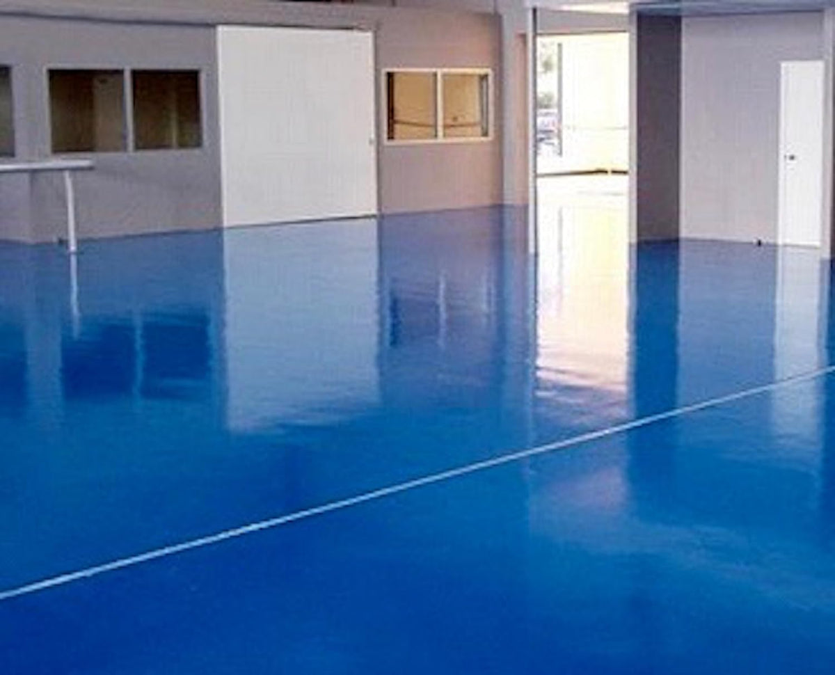 Coloredepoxies 10006 Dark Blue Epoxy Resin Coating Made with Beautiful and Vibrant Pigments, 100% solids, For Garage Floors, Basements, Concrete and Plywood. 3 Quart Kit