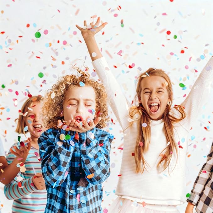 JOYIT Table Confetti 3.5 oz - Colorful Paper Confetti for Party Decorations, Celebrations, Birthdays, Weddings, and Events, Perfect for Tables, Parties, and Crafts