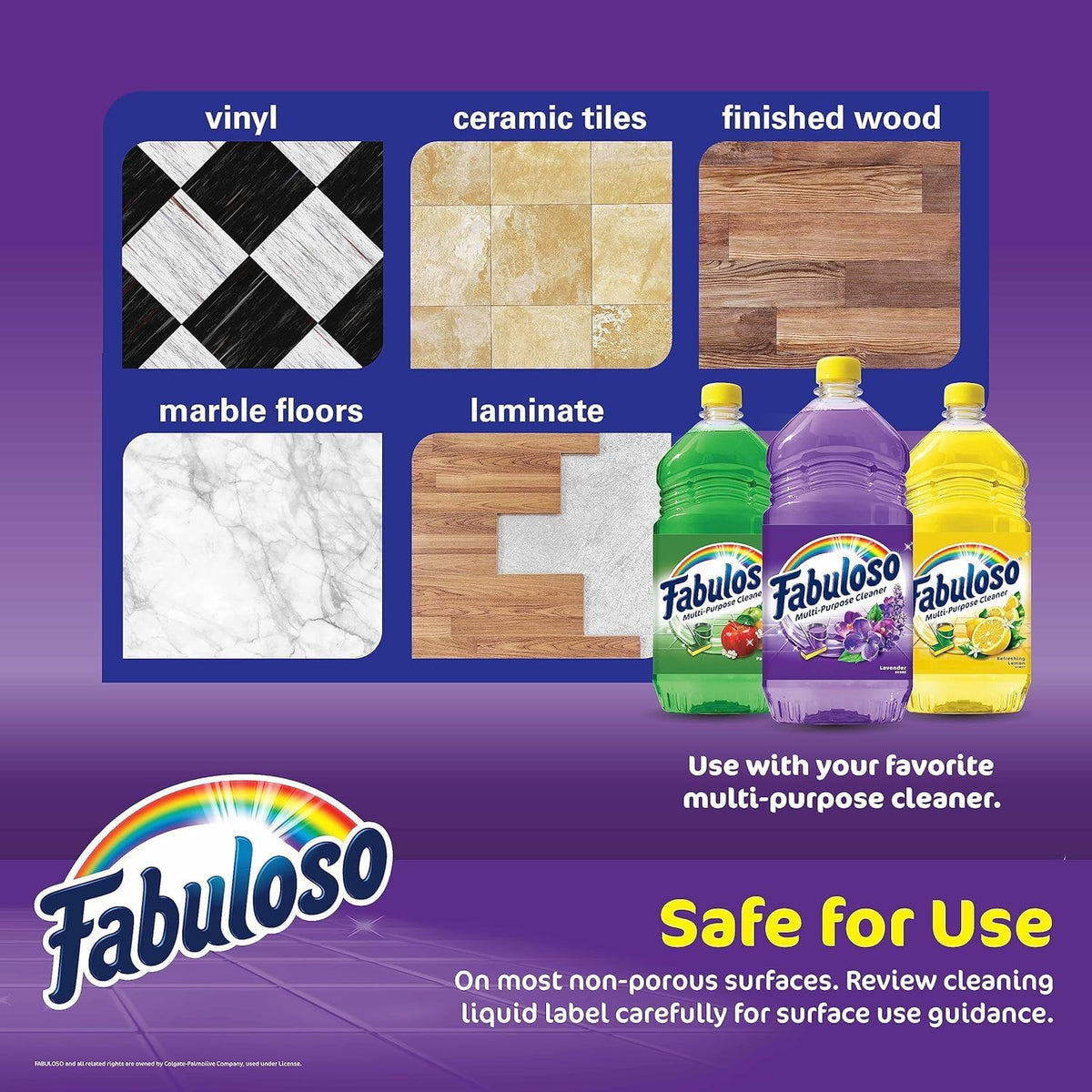 Fabuloso Microfiber Cleaning Cloths for Home &amp; Car, 13x13, 8 Ct, 2-Pack