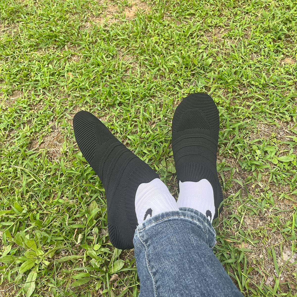 Adult Indoor House Slippers Socks Lightweight Non Slip Grip House Home Shoes for Women Men