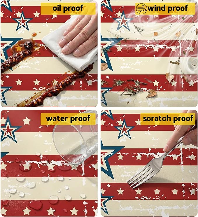 Picnic Table Cover with Bench Covers Elastic Table Cloth Cool Fun Unique Ideas Christmas Xmas Father Valentine's Day Birthday Party Camping Gift for Camper RV Owner Camping Lovers Couple Men Adult Dad