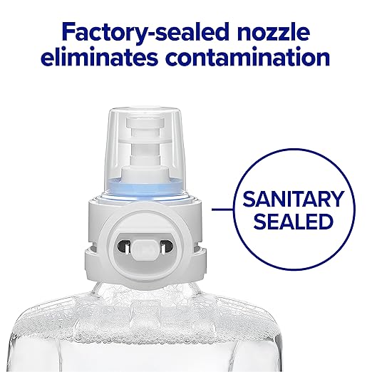 PURELL Foam Handwash 2% CHG Antimicrobial Foam, Fragrance Free, 1200 mL Foam Hand Soap Refill for PURELL CS8 Automatic Soap Dispenser (Pack of 2) – 7881-02 - Manufactured by GOJO, Inc.