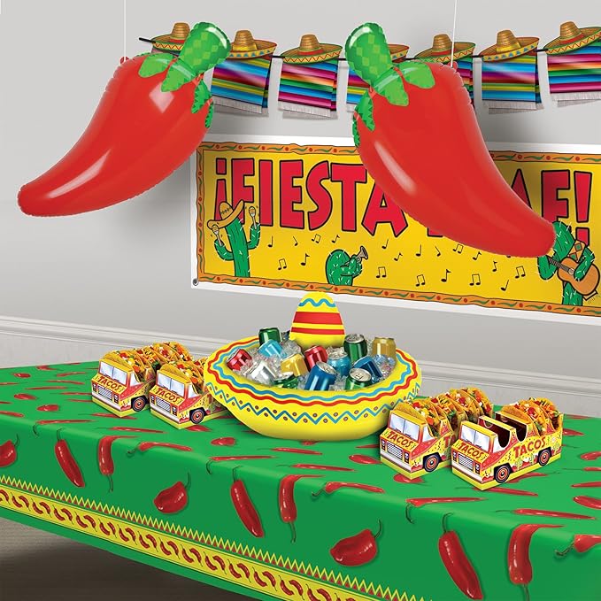 Beistle - Chili Pepper Tablecover - Standard