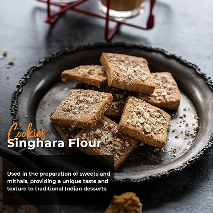 NY Spice Shop Singoda Flour - Water Chestnut Flour - Caltrop Flour - Singoda Ka Atta - Singhara Ata - All Natural Paniphal Flour