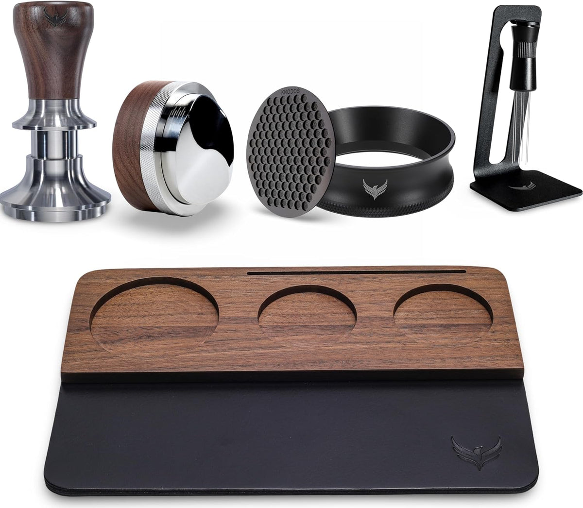 51.5mm Espresso Tamper Kit for La Pavoni Europiccola, Professional, Stradivari & Post-Millennium Models – Tamper, Distributor, Dosing Funnel