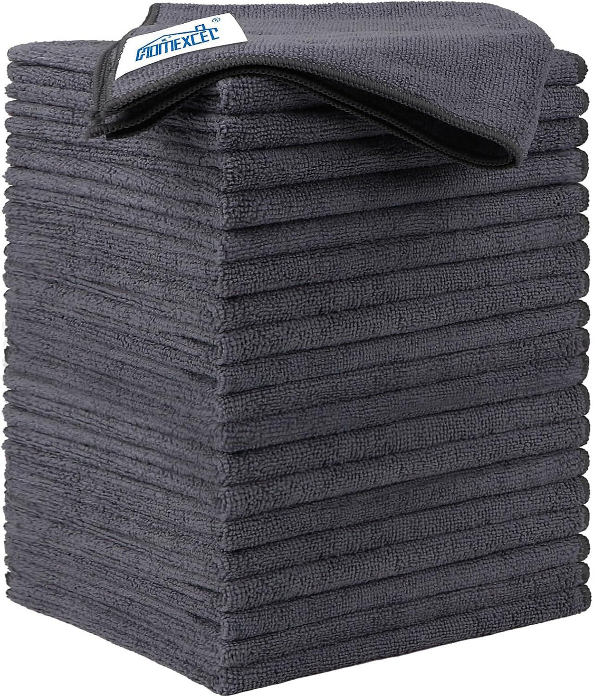 Homexcel Microfiber Cleaning Cloth 20 Pack 11.5 x 11.5 inch Microfiber Towels for Cars Ultra Absorbent Car Washing Cloth Lint Free Streak Free