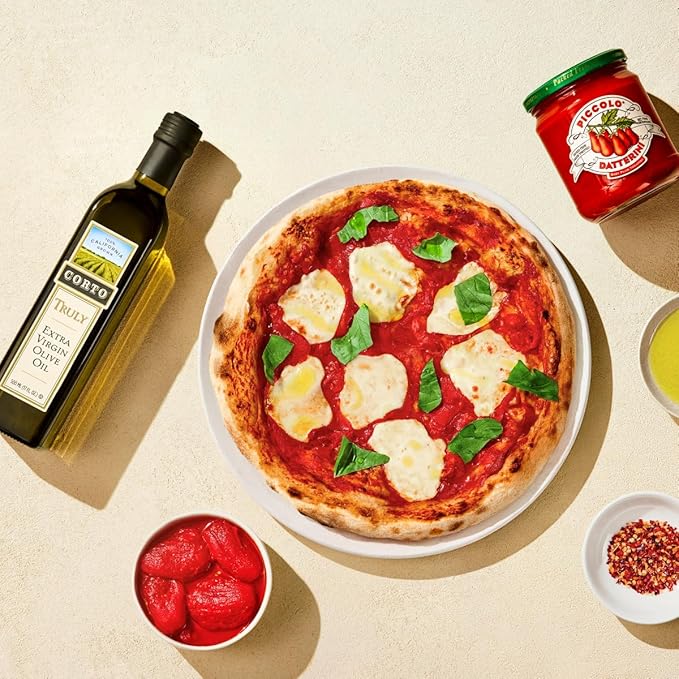 Corto x Stanislaus Chef’s Essentials Kit – Truly Extra Virgin Olive Oil - Ultra-Fresh Fall Harvest & Piccolo Datterini Baby Plum Tomatoes