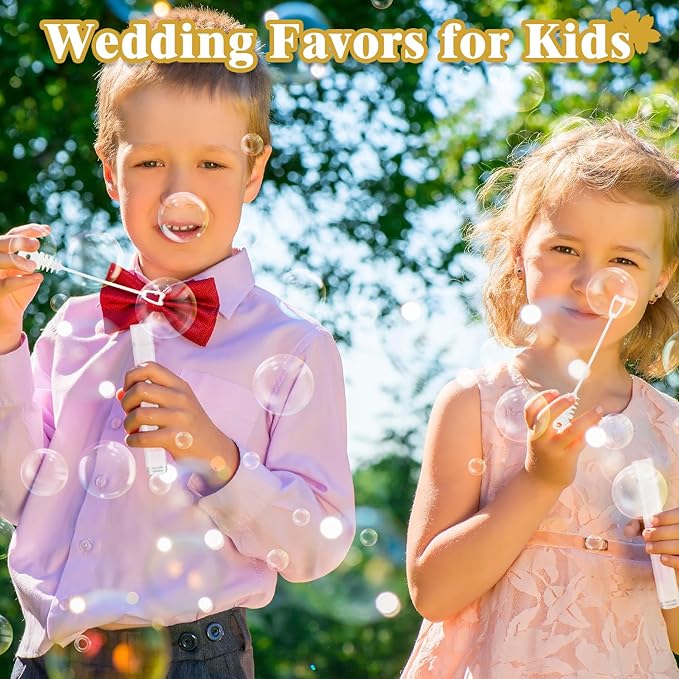 Bulk Wedding Party Favors for Guests 200 Count, Mini Bubble Toys Gifts for Kids & Adults, Wedding Send off Reception Supplies,Small Party Activities Games Stuff for Showers, Engagements, Anniversaries