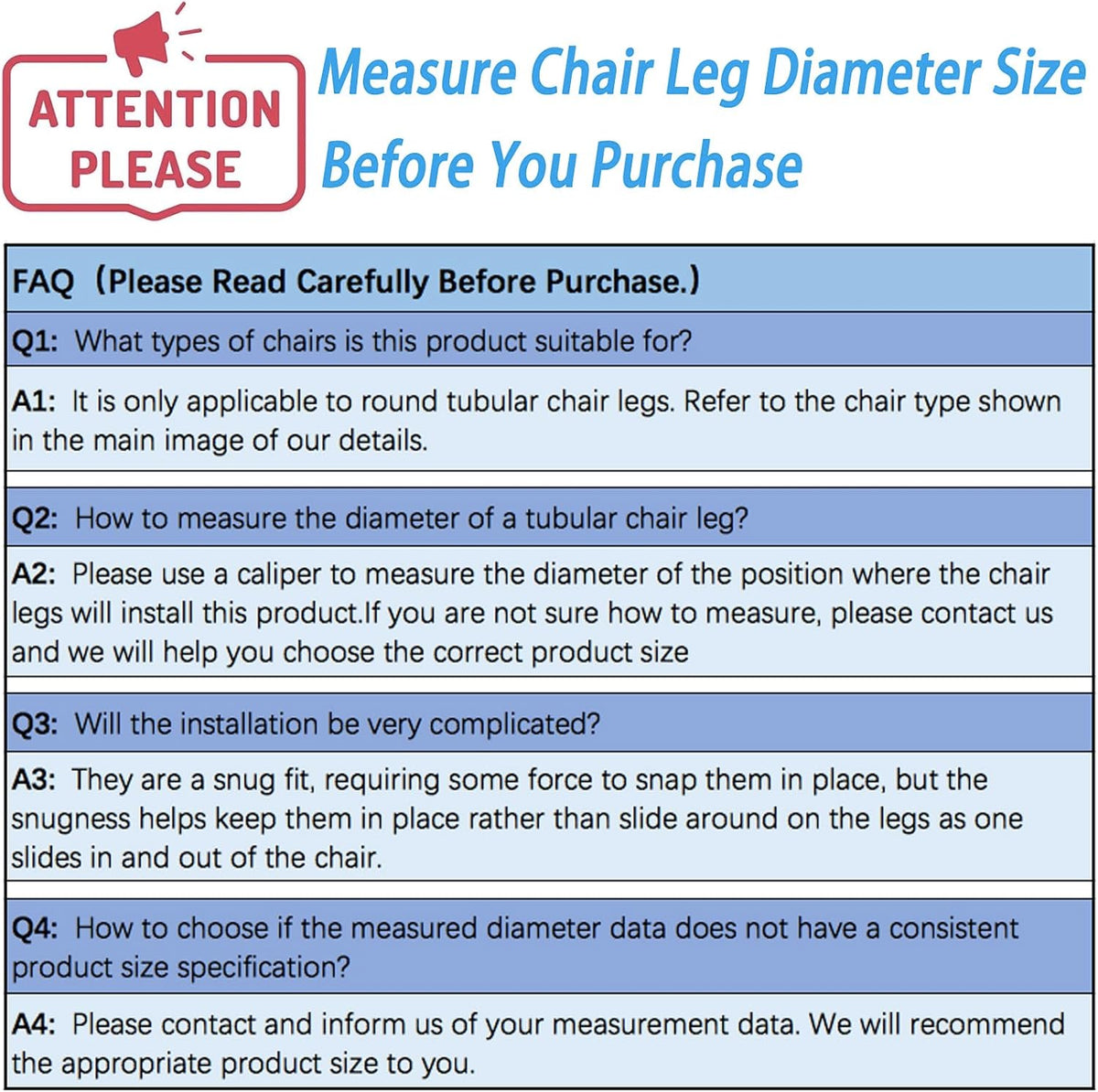 Rectangle U Shaped Chair Leg Tips Caps with Felt Pads,Furniture Feet Protector Slide Smoothly Glides No Scratches No Noise Protect Hardwood Floor,Fit 12mm(15/32inch) Diameter Tubular Leg (Black 8PCS)