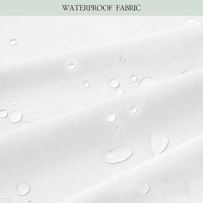 Fantasy Theme Waterproof Indoor/Outdoor Curtains,Forest Pattern,Privacy Weatherproof Grommet Outside Curtains for Porch, Pergola, Cabana,2 Panel,W54 x L96,Green