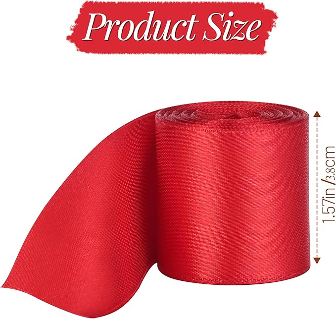 LIUYAXI Rainbow Satin Ribbon, 1-1/2 Inch x 20 Rolls Total 100 Yards, Colorful Ribbon Perfect for Gift Wrapping, Flower Bouquets, Hair Bows Making, Wedding Decor, Christmas