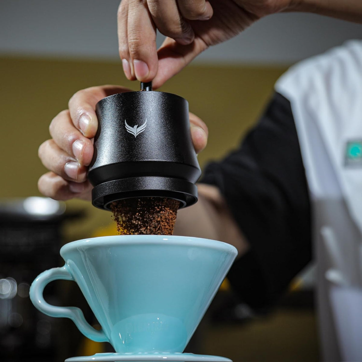 Espresso Machine Accessories 58mm Barista Tools Includes Blind Coffee Shaker, Calibrated Tamper, Coffee Distributor, Portafilter Funnel