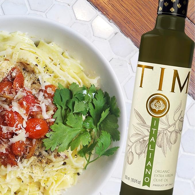 Entimio Italiano Organic Italian Extra Virgin Olive Oil from Italy, 500+ mg/kg High in Polyphenols, 2025 Gold Winner, Tuscany evoo, Cold Extracted