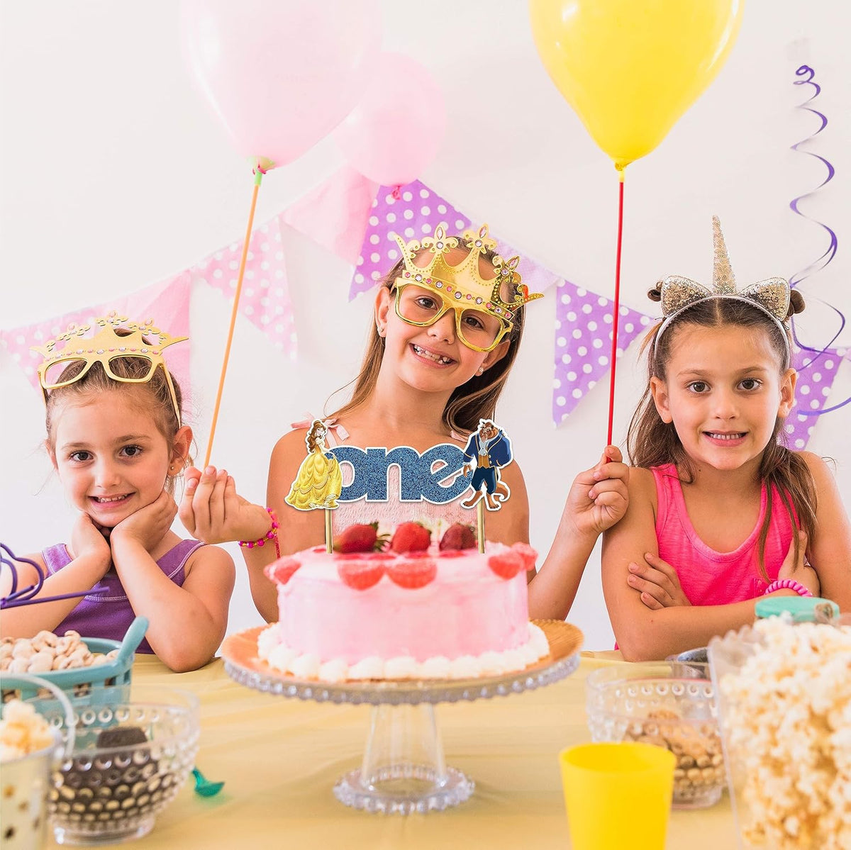 Seyal® Bauty & The Bast One Cake Topper