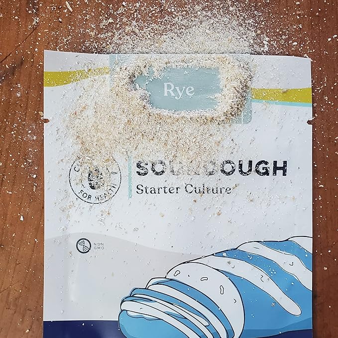 Cultures for Health Rye Sourdough Starter, Heirloom Style Dehydrated Culture for Baking Artisan Bread, DIY English Muffins, Noodles, Waffles, & More