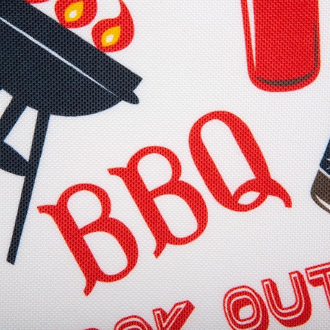 DII Outdoor Tabletop Collection, Stain Resistant & Waterproof, Napkin Set, Barbeque