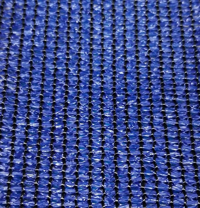 6 Ft. x 20 Ft. Blue Privacy Shade Mesh Tarp
