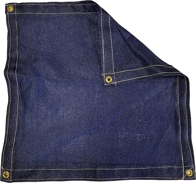 6 Ft. x 20 Ft. Blue Privacy Shade Mesh Tarp