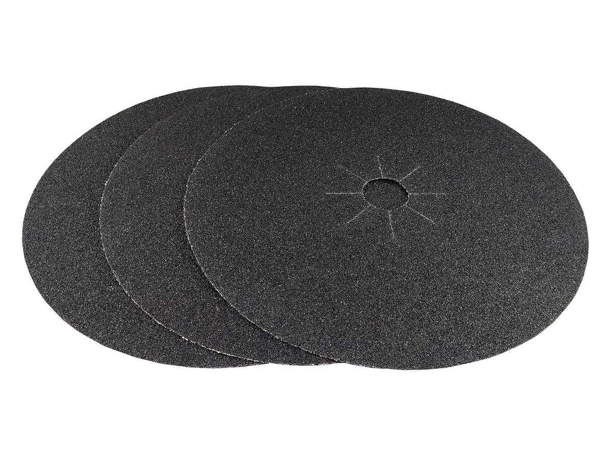 Starcke 16'' x 2'' Silicon Carbide Slotted Edger Floor Sanding Discs (10 Pack, 50 Grit)